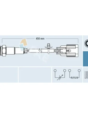 Lambda sonda FAE 77672 Sleva