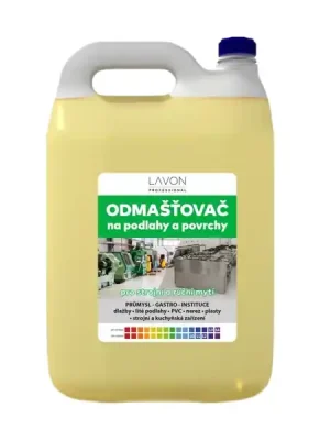 Nová Kolekce LAVON profesional odmašťovač na podlahy a povrchy 5l (snížená pěnivost-strojní čištění)