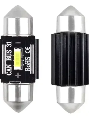 Časově Omezené LED CANBUS 1860 1SMD UltraBright Festoon C5W C10W C3W 31mm White 12V/24V