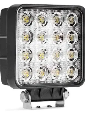 Značkový LED pracovní světlo 16x LED AWL05 EMC 108x108 48W FLAT 9-60V