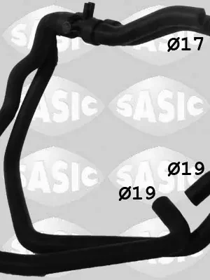 Hadice chladiče SASIC 3404089 Autentický