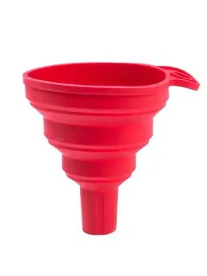 Bezpečná Platba Malá silikonová skládací nálevka 60mm