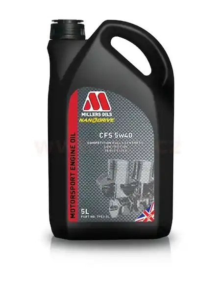 Kup Teď MILLERS OILS CFS 5W40, plně syntetický, triesterová technologie, 5 l