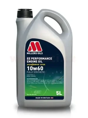 Akční Cena MILLERS OILS EE PERFORMANCE 10w60 5l