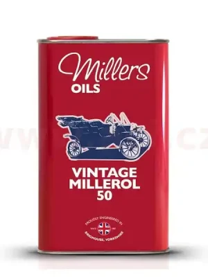 MILLERS OILS Vintage Millerol M50 - jednorozsahový olej bez čistidel a rozpouštěděl pro motory a převodovky 1L Akční Cena