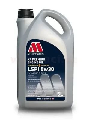 MILLERS OILS XF PREMIUM LSPI 5w30, plně syntetický, 5 l Akce