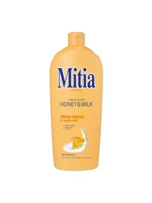 Top Prodej Mitia tekuté mýdlo 1l Honey&Milk