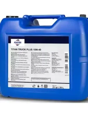 Víkendová Akce MOTOROVÝ OLEJ FUCHS 15W-40 TITAN TRUCK PLUS 20L