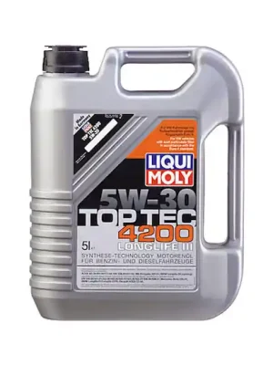Motorový olej LIQUI MOLY 3707TOP TEC 4200 5W-30 5L Tovární Cena