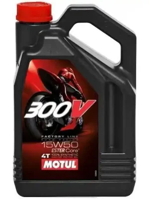 Motorový olej Motul 300V 4T Factory Line Road Racing 15W-50 4 l Originální