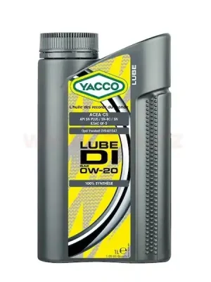 Značkový Motorový olej YACCO LUBE DI 0W20 1L