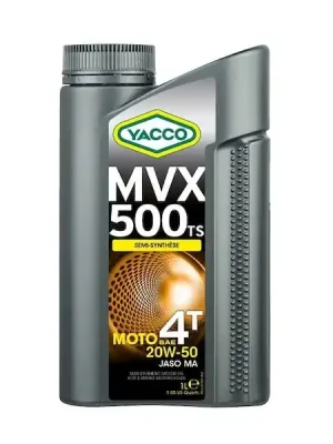 Motorový olej YACCO MVX 500 TS 4T 20W50, YACCO (1 l) Dokud Zásoby Vydrží