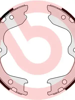 Sada brzdových čelistí, parkovací brzda BREMBO S56544 Levný