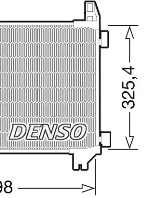 Jen Po Omezenou Doba Kondenzátor, klimatizace DENSO DCN50028