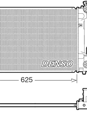 Nízká Cena Chladič, chlazení motoru DENSO DRM50118