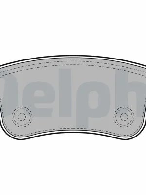 Sada brzdových destiček, kotoučová brzda DELPHI LP2153 Zlevněný
