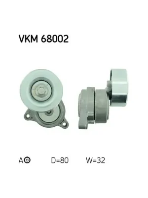 Napínací kladka, žebrovaný klínový řemen SKF VKM 68002 Vrácení Zdarma