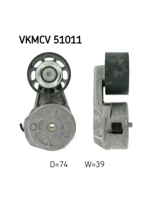 Cenový Hit Napínací kladka, žebrovaný klínový řemen SKF VKMCV 51011