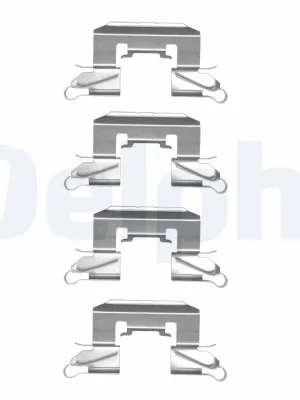 Bezpečná Platba Sada příslušenství, obložení kotoučové brzdy DELPHI LX0507