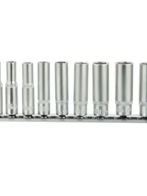 Nástrčné hlavice 5-13mm, 1/4", 9ks GEKO Novinka