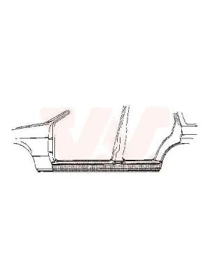 Nástupní panel VAN WEZEL 3734104 Akční Nabídka