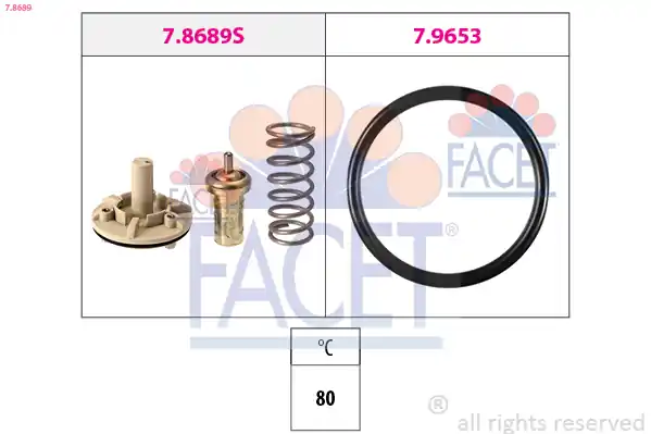 Cenová Bomba Termostat, chladivo FACET 78689