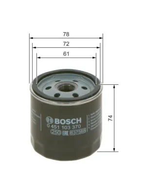 Ihned K Objednání Olejový filtr BOSCH 0 451 103 370