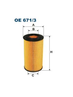 Top Prodej Olejový filtr FILTRON OE 671/3