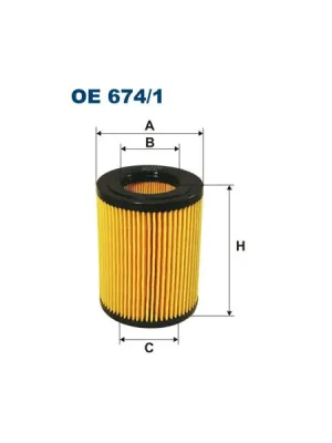 Aktuální Olejový filtr FILTRON OE 674/1