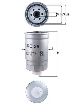 Finální Výprodej Palivový filtr KNECHT KC38