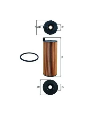Nejlepší Cena Olejový filtr MAHLE OX 196/1D