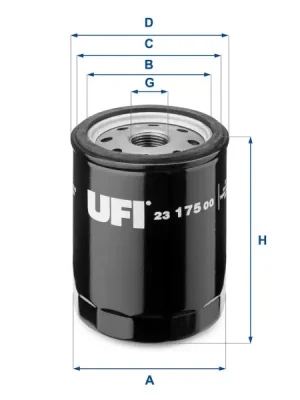 Olejový filtr UFI 23.175.00 Horká Nabídka