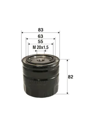 Olejový filtr VALEO 586060 Omezená Nabídka