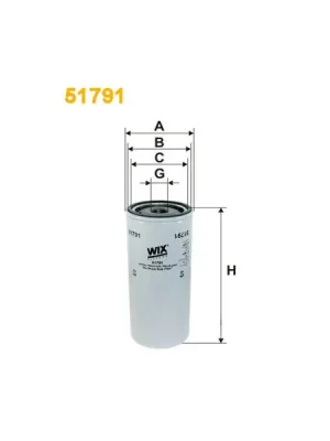 Olejový filtr WIX FILTERS 51791 Akční Cena