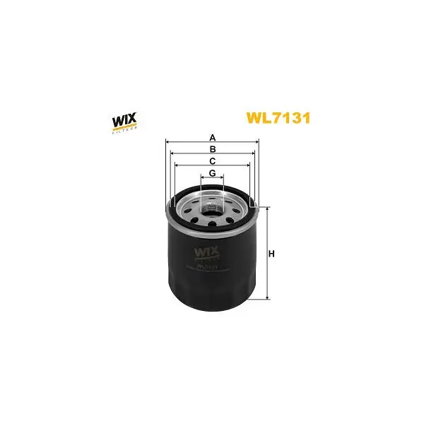 Výhodná Nabídka Olejový filtr WIX FILTERS WL7131