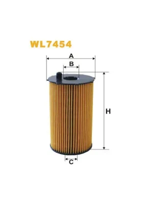 Finální Výprodej Olejový filtr WIX FILTERS WL7454