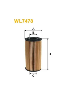 Olejový filtr WIX FILTERS WL7478 Sezónní Sleva