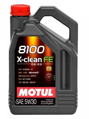 Omezená Nabídka Olej Motul 8100 X-Clean FE 5W-30 5L