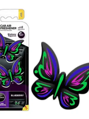 Osvěžovače vzduchu AROMA FANCY SHAPES BUTTERFLY Blueberry Oblíbený