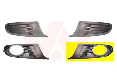 Kup Teď Větrací mřížka, nárazník VAN WEZEL 5863593