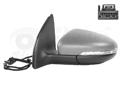 Vnější zpětné zrcátko VAN WEZEL 5863827 Top Prodej