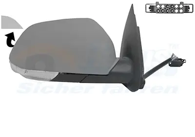 Vnější zpětné zrcátko VAN WEZEL 7622818 Akční Cena