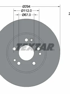 Brzdový kotouč TEXTAR 92060000 Hit Sezóny