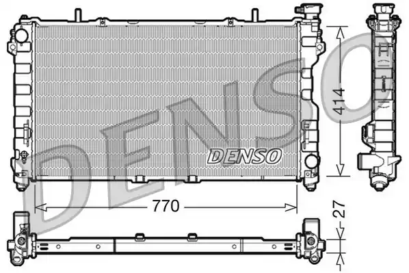 Chladič, chlazení motoru DENSO DRM06011 Koupit Online
