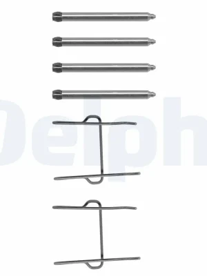 Nízká Cena Sada příslušenství, obložení kotoučové brzdy DELPHI LX0081