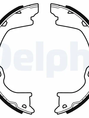 Sada brzdových čelistí, parkovací brzda DELPHI LS2055 Nejlepší Cena