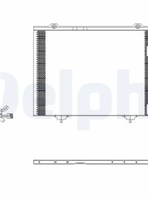 Kondenzátor, klimatizace DELPHI TSP0225432 Jen Po Omezenou Doba