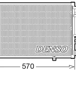 Rychlé Dodání Kondenzátor, klimatizace DENSO DCN10051