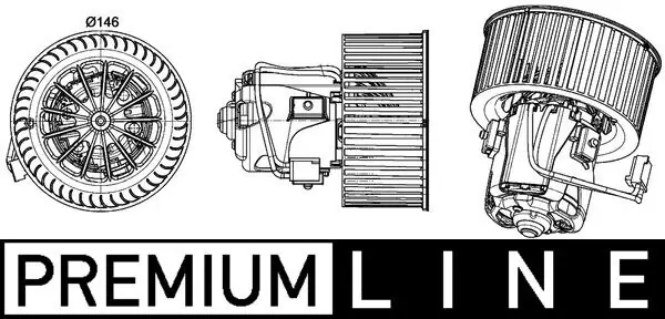 Expresní Doručení Vnitřní ventilátor MAHLE ORIGINAL AB 150 000P
