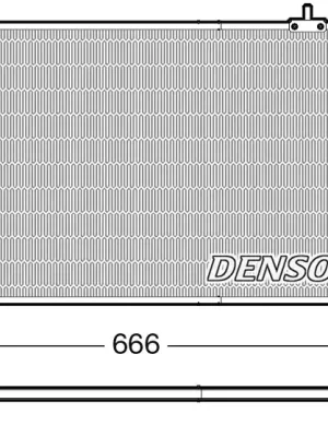 Kondenzátor, klimatizace DENSO DCN50059 Poslední Šance